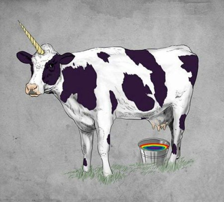 Корова на аву