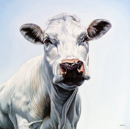 Корова арт