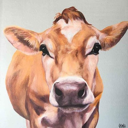 Корова картина