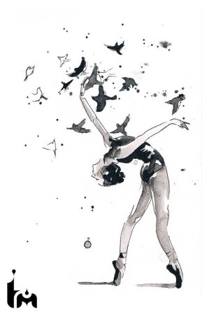 Танцовщица эскиз