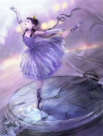 Балерина акварель