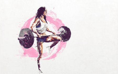 Спорт акварель