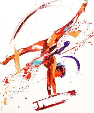 Гимнастка стилизованная