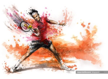 Теннис арт