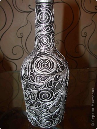 Декор жгутиками из салфеток