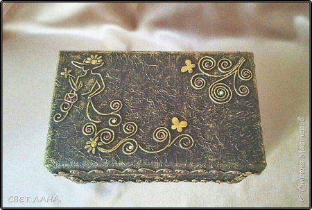 Коробки декор Пейт арт