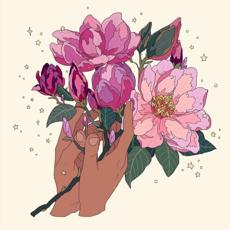 Цветы иллюстрация