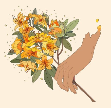 Цветы иллюстрация