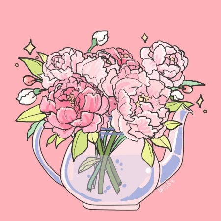 Букет цветов арт