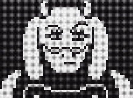 Ториэль пиксель арт