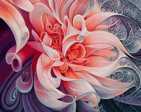 Цветы в графике