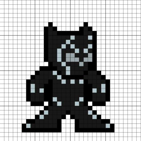 Пиксельные рисунки черные