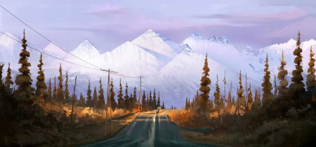 Горы арт
