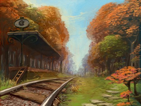 Осенний перрон