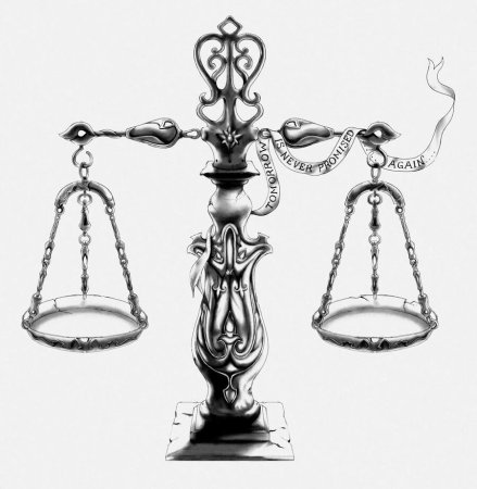 Весы Фемиды эскиз