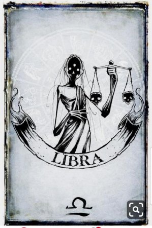 Тату весы арт