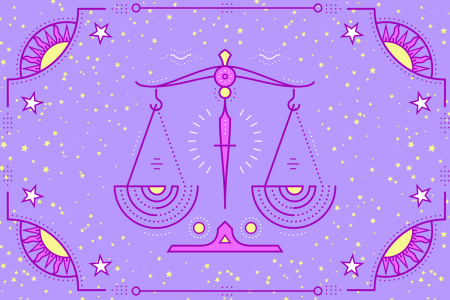 Весы знак зодиака арт