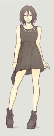 Красивые арты девушек в полный рост