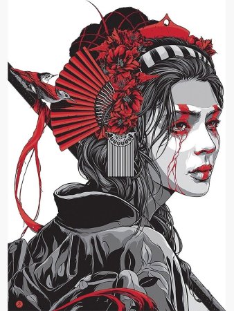 Сакура тату Самурай Самурай