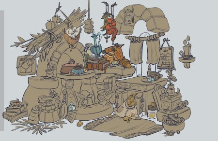 Жуткая кухня арт