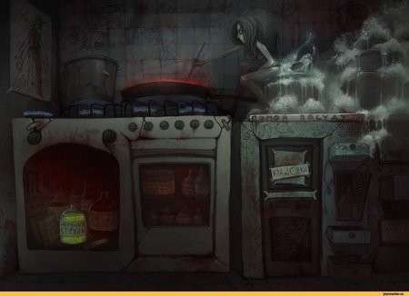 Кухня арт иллюстратор