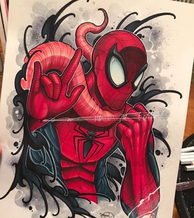 Рисунки в стиле Марвел