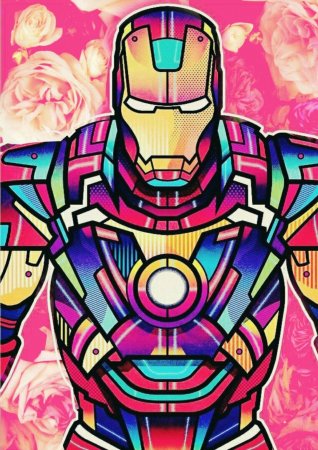 Железный человек поп арт