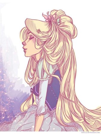 Рапунцель арт