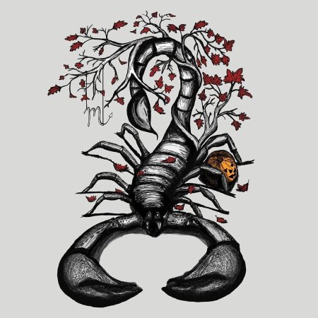 Скорпион арт тату