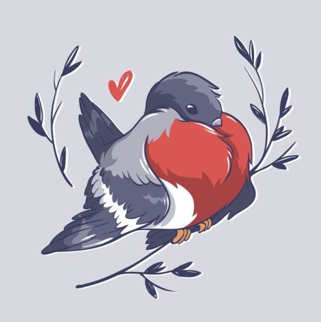 Снегирь арт