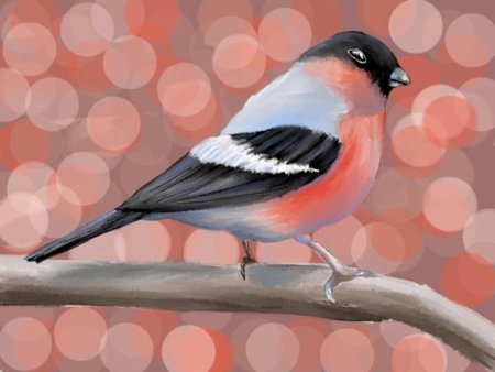 Снегирь арт