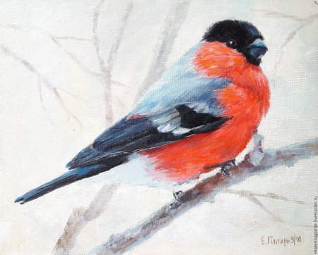 Елена Лубягина Снегири