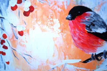 Снегирь арт