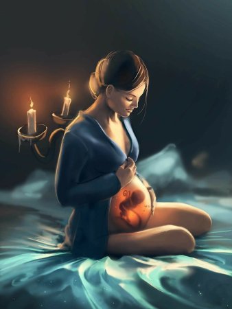 Иллюстрации беременных
