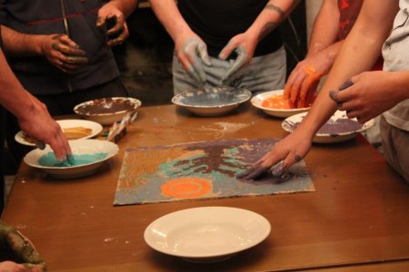 Жестовое рисование арт терапия