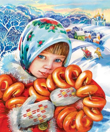 Масленица художник Алексей Корабельников