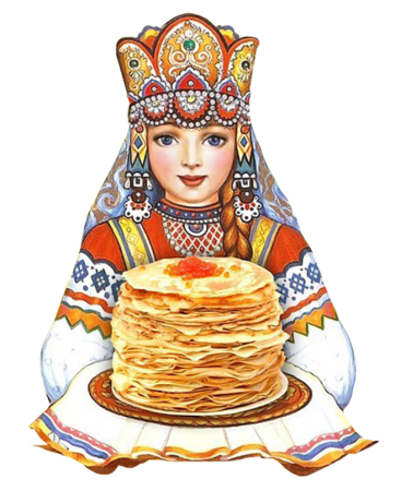 Рисование самовар блины