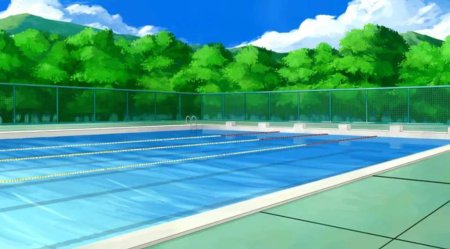 Аниме бассейн