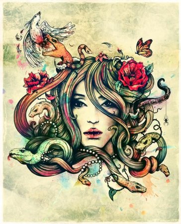 Стилизованные волосы