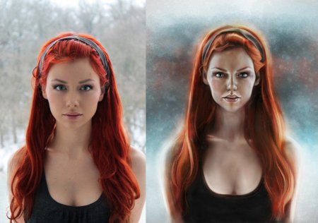 Обрисовка по фото