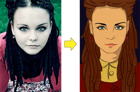 Портрет в стиле мультика приложение