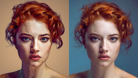 Фото в стиле рисунка