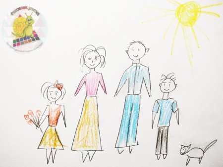 Семья образный рисунок