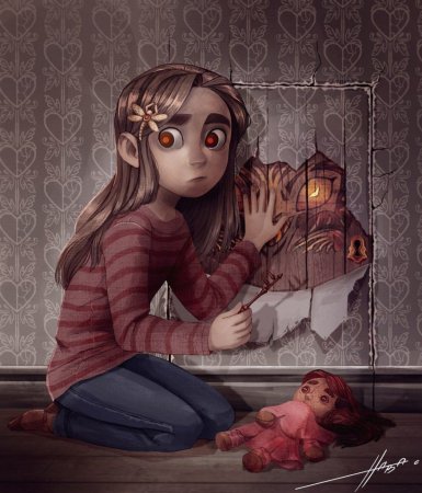 Ава и ее демон в Коралине