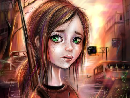 The last of us девушка арт