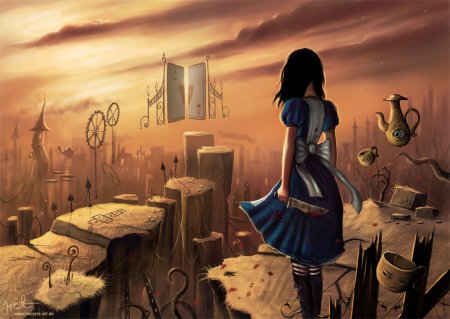 Alice Madness Returns Card Castles in the Sky