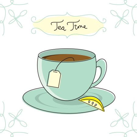 Чай иллюстрация