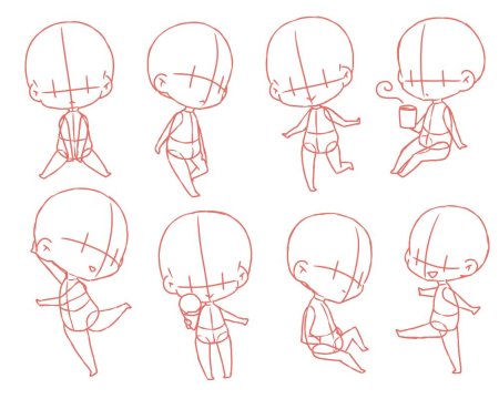 Аниме Чиби туториал