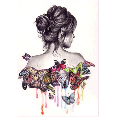 Девушка рисунок