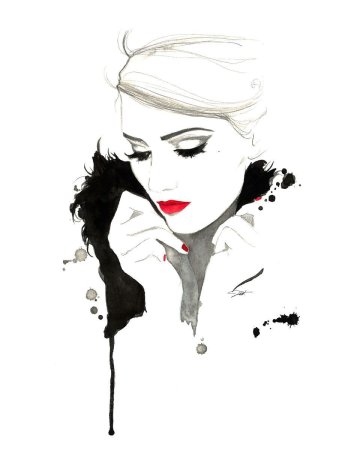 Графический образ девушки